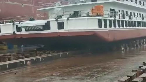 國產船舶順利下水，氣囊技術彰顯科技突破